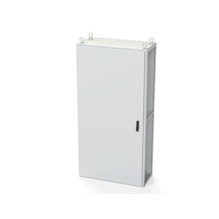 Saginaw Control & Engineering 3 Point Latch with Padlock Swing Handle Electrical Enclosures, 78.74 in H, 18 in D, 39.37 in W SCE-S201005LG